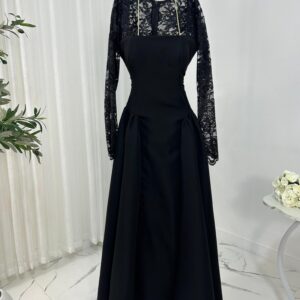 فستان ميتاليك بلاك