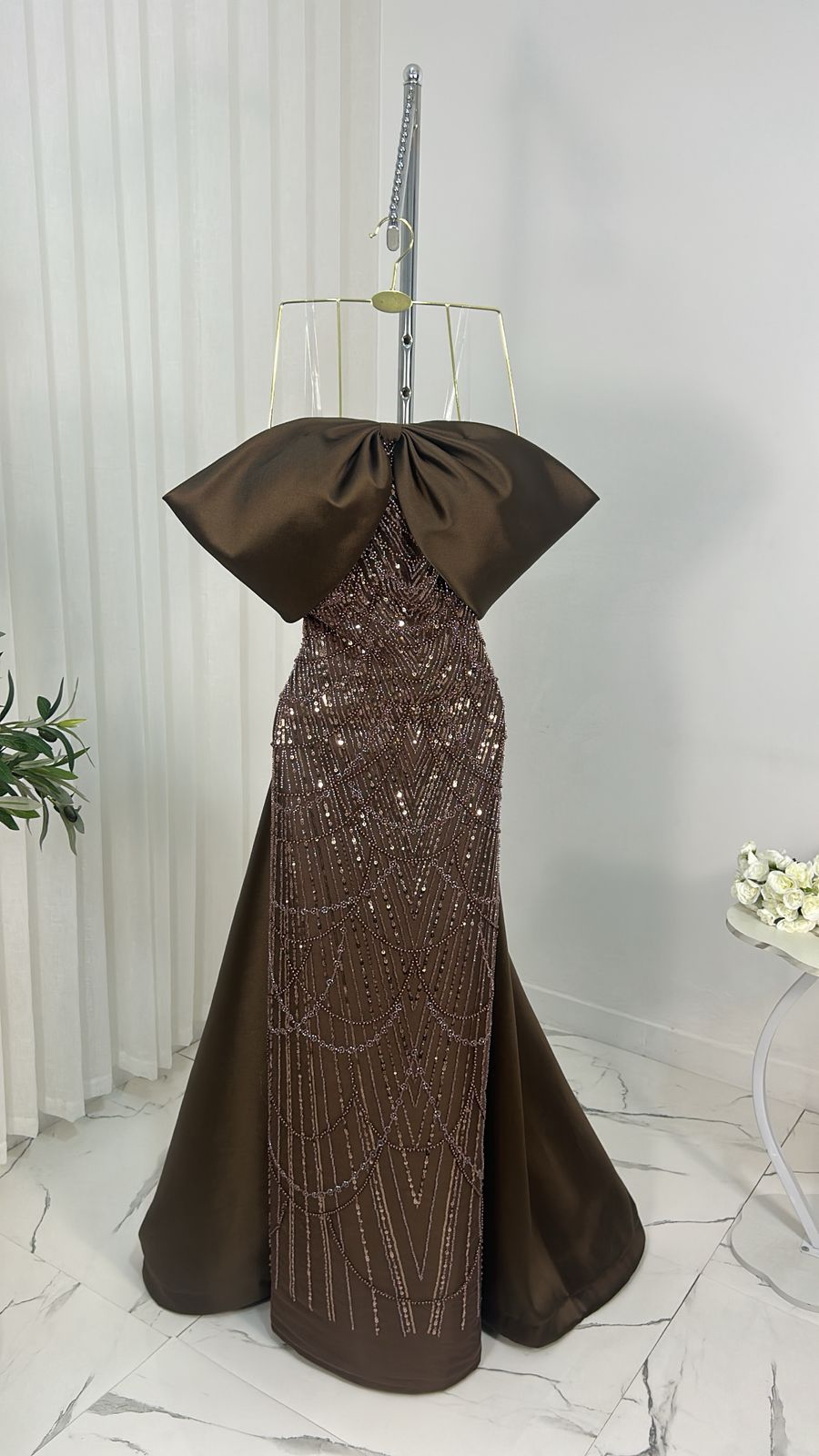 فستان لاتيه آرت