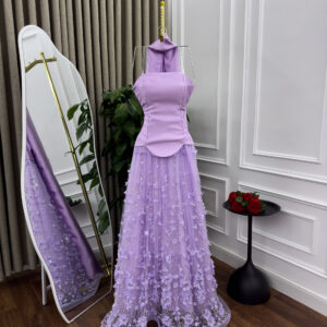 فستان لاڤندر ملكي