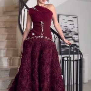 فستان تاج العقيق