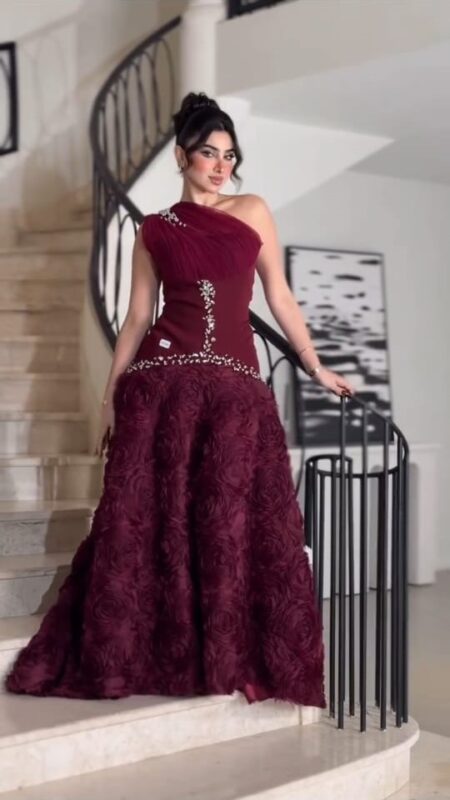 فستان تاج العقيق